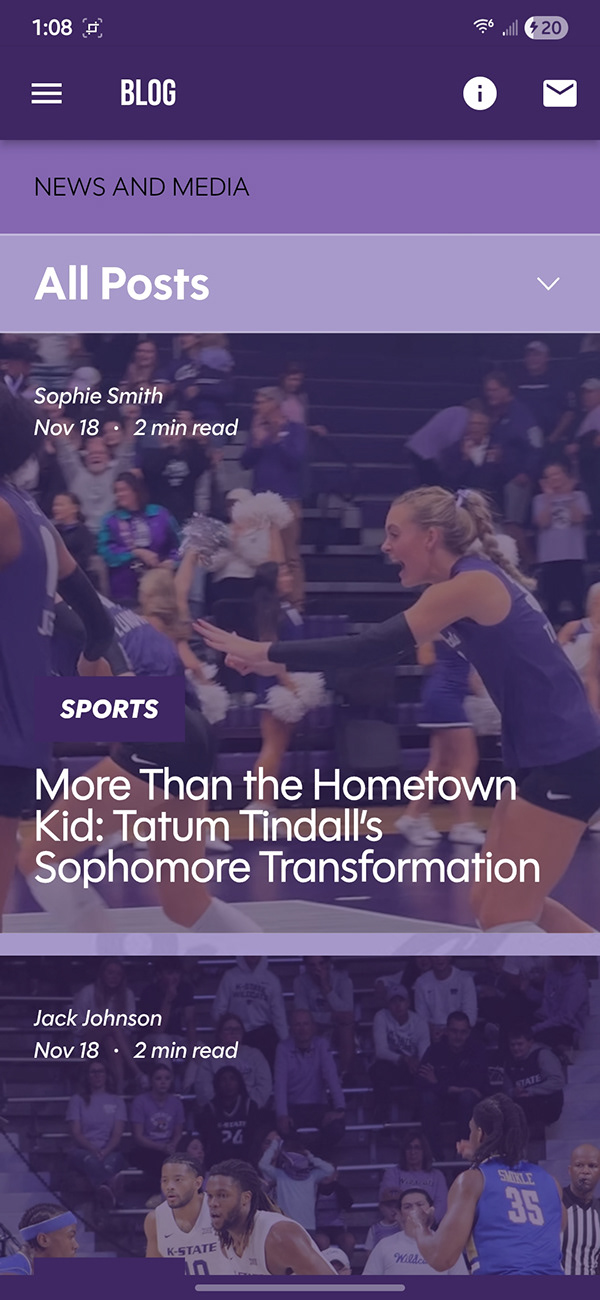 Wildcat 91.9 Blog Design