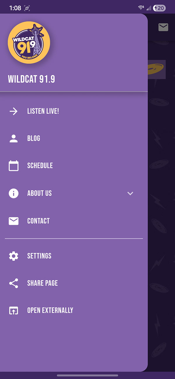 Wildcat 91.9 Navigation