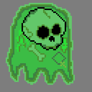 Pixel Art Ghost