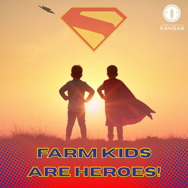 Superman Farm Graphic
